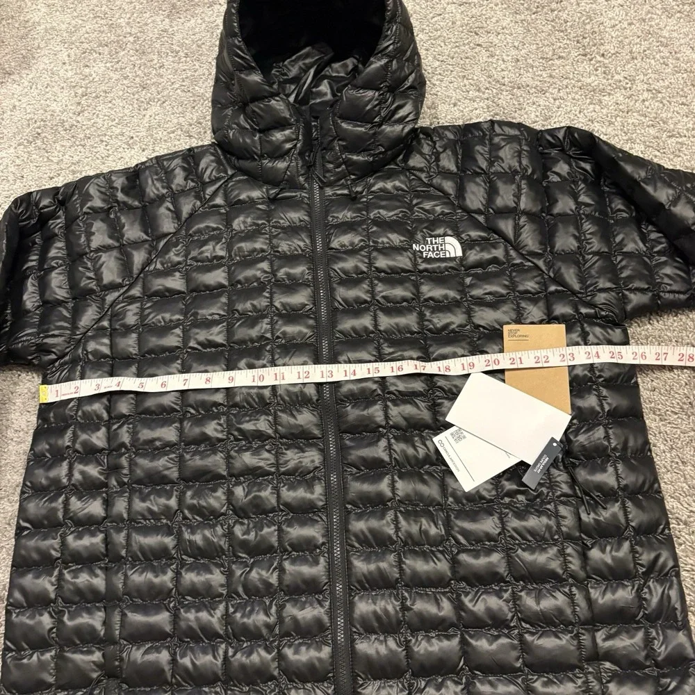 NEW The North Face Thermoball Hooded Jacket Black Men's XL NFOA8D1N $250 NWT